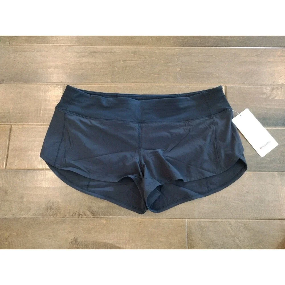 LULULEMON Women's NWT SPEED UP Black LR Low Rise 2.5